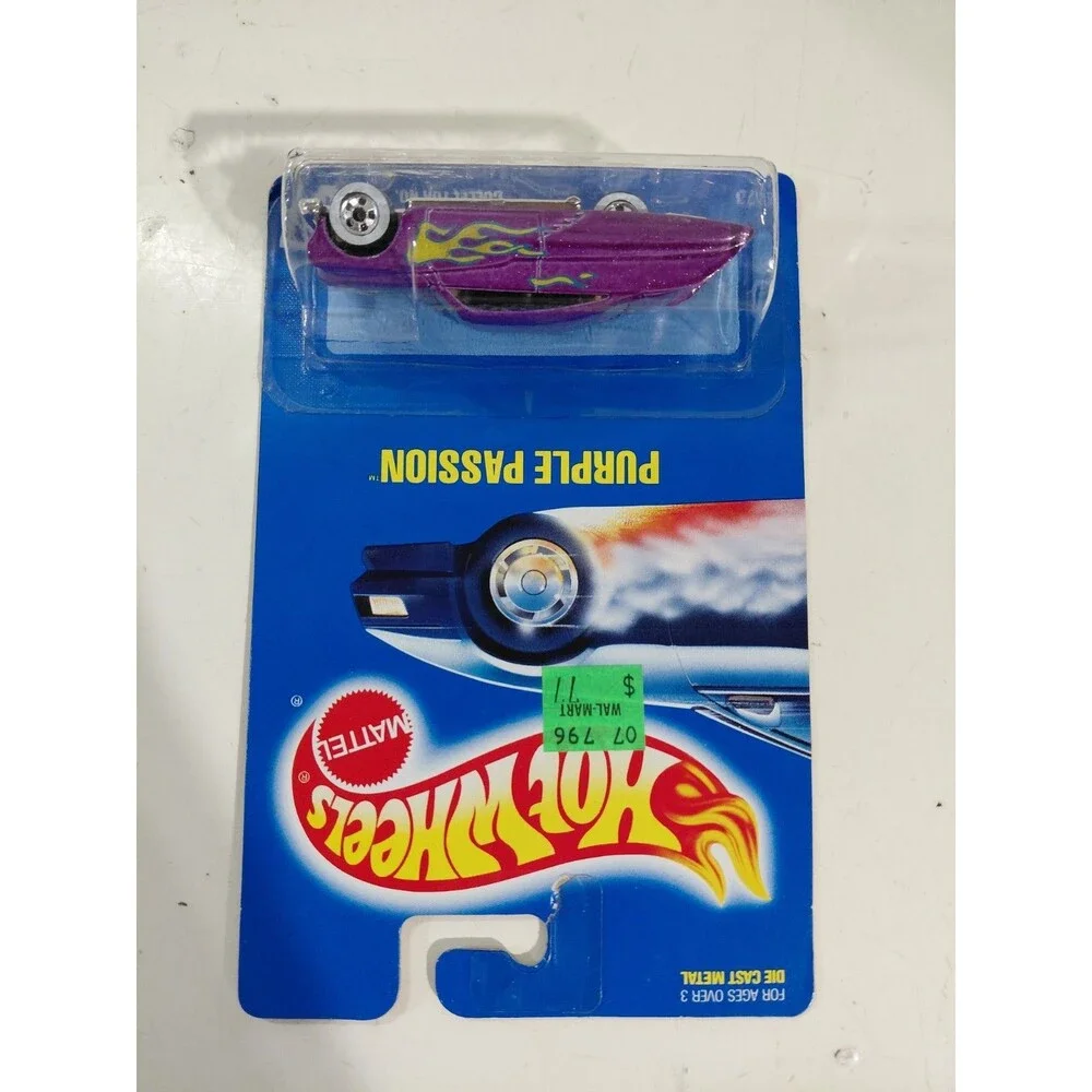 NIP Hot Wheels 1991 Main Line 1:64 DieCast Purple Passion Mercury Coupe Car